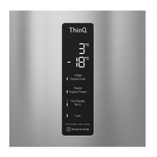 LG GBB62PZFGN Frigorífico Combi D Acero Inoxidable