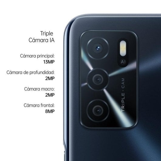 OPPO A16 4G 4GB 64GB 6.52" Preto