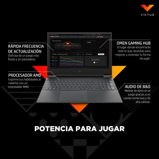 HP Victus 16-e0015ns AMD Ryzen 7 5800H/16GB/512GB SSD/GTX 1650/16.1"