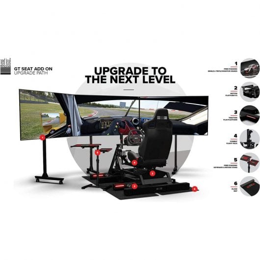Next Level Racing GT Seat Add On Extensión de Asiento