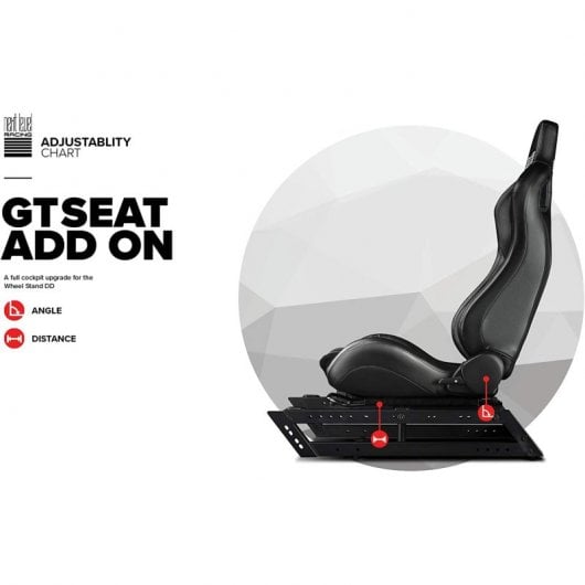 Next Level Racing GT Seat Add On Extensión de Asiento
