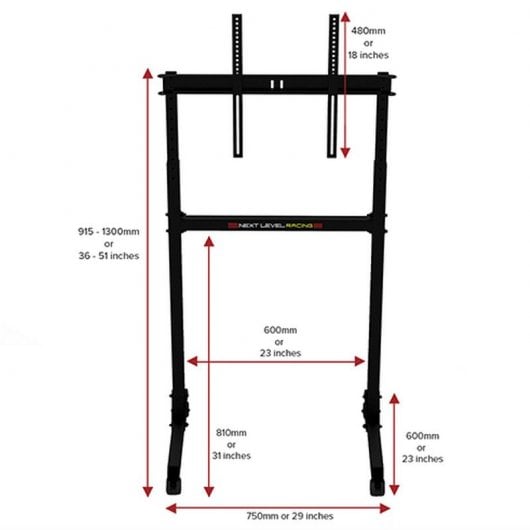 Next Level Racing Free Standing Single Stand para Monitor