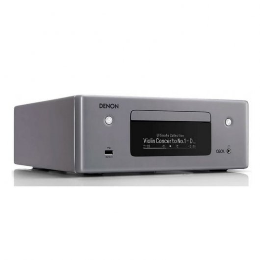 Denon RCD N10 Receptor CD/WiFi/Bluetooth/HEOS Link Plata
