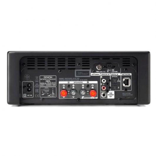 Denon RCD N10 Receptor CD/WiFi/Bluetooth/HEOS Link Plata