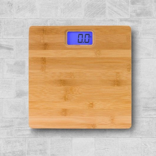 7H Sevenon Báscula de Baño Bambú