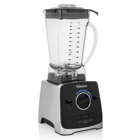 Tristar BL-4473 Vita Power Batidora de Vaso 2000W Negra/Plateada