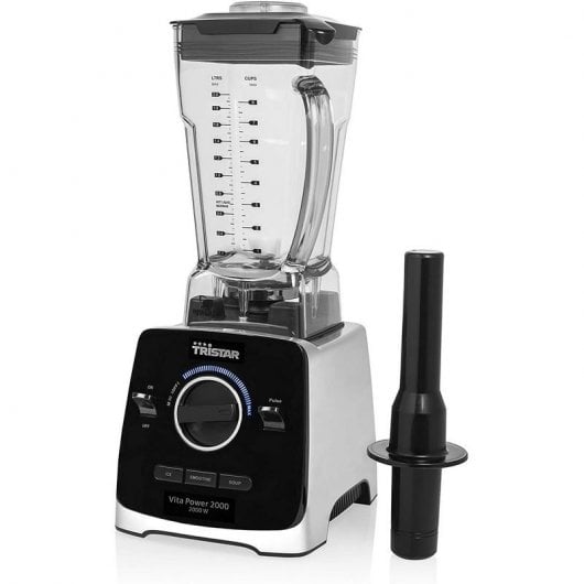 Tristar BL-4473 Vita Power Batidora de Vaso 2000W Negra/Plateada