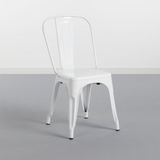 Thinia Home Strong Pack 4 Sillas Industriales Blancas