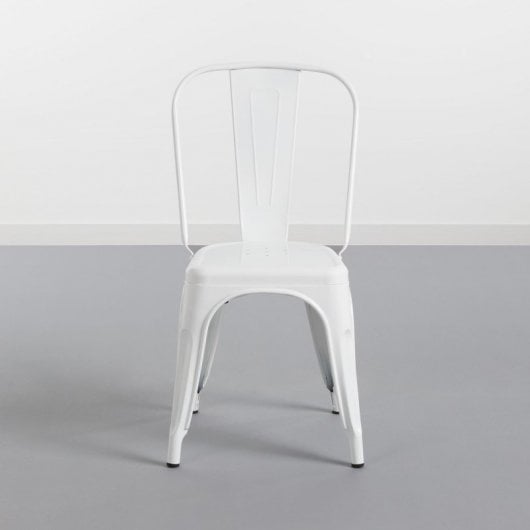 Thinia Home Strong Pack 4 Sillas Industriales Blancas