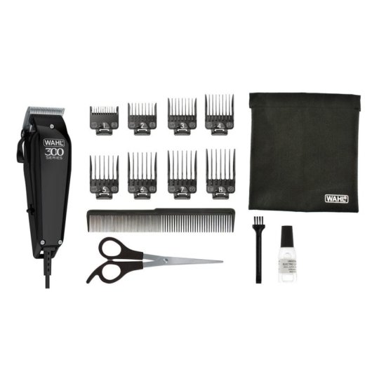 Tondeuse Professionnelle Wahl Home Pro 300 avec Fil 8 Sabots 1-25mm Lames Auto-affûtantes
