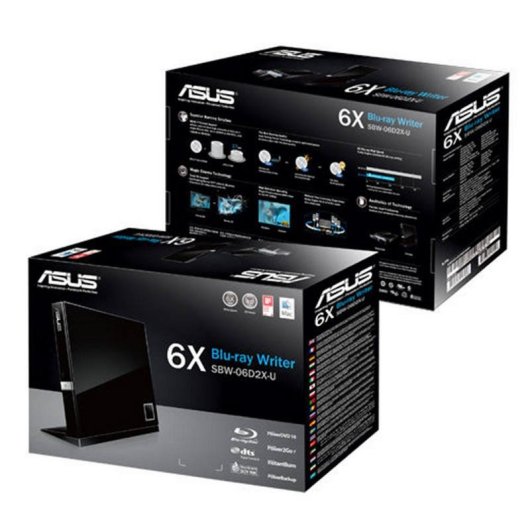 Masterizzatore Blu Ray esterno sottile Asus SBW-06D2XU