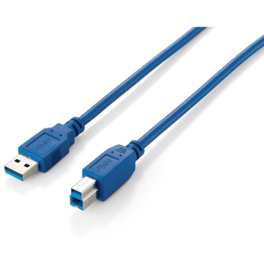 Equip USB3.0 AM/BM-Kabel 1,8 m blau