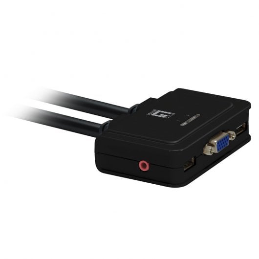 LevelOne KVM  2 Puertos USB + Audio