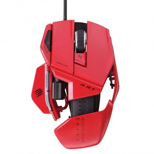 Mad Catz R.A.T. 5 Gaming Mouse Rojo