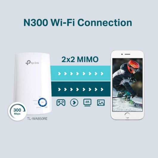 TP-LINK TL-WA850RE Repetidor WiFi/ Amplificador 300Mbps