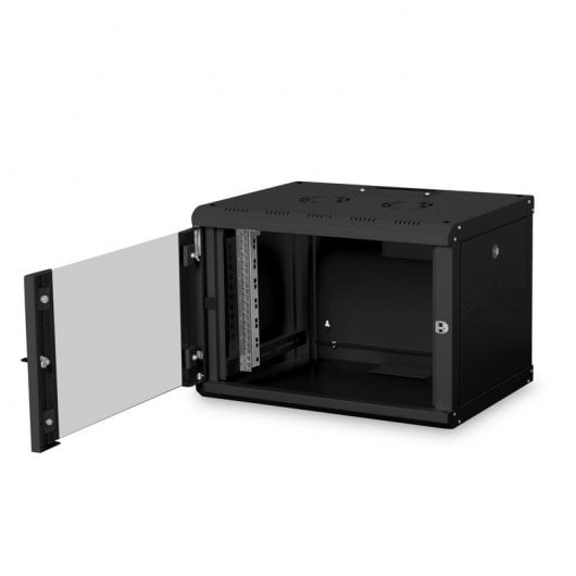 Digitus DN-19 07-U-SW armário rack 7U Rack de pendurar na parede Preto