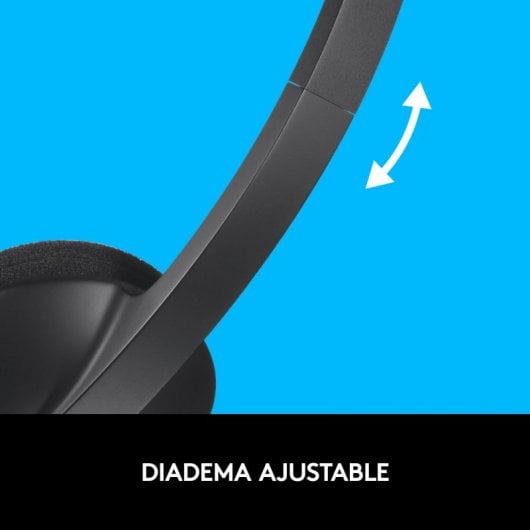 Logitech H340 Auricolare Cablato A Padiglione Ufficio USB tipo A Nero