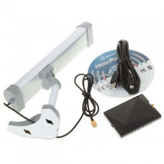 Satycon Adaptador USB WiFi 6000mW + Antena 30DBi