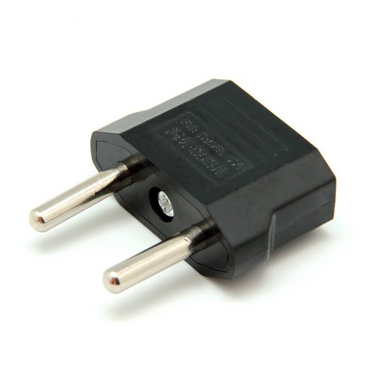 Adaptador de enchufe Americano a  Europeo