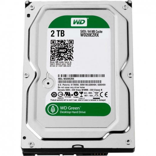 WD Green 2TB SATA3  64MB