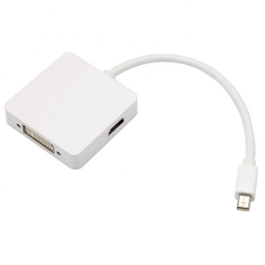 Adaptador Mini DisplayPort a DP/HDMI/DVI