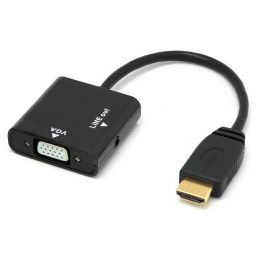 Unotec Cable Adaptador HDMI a VGA con Audio