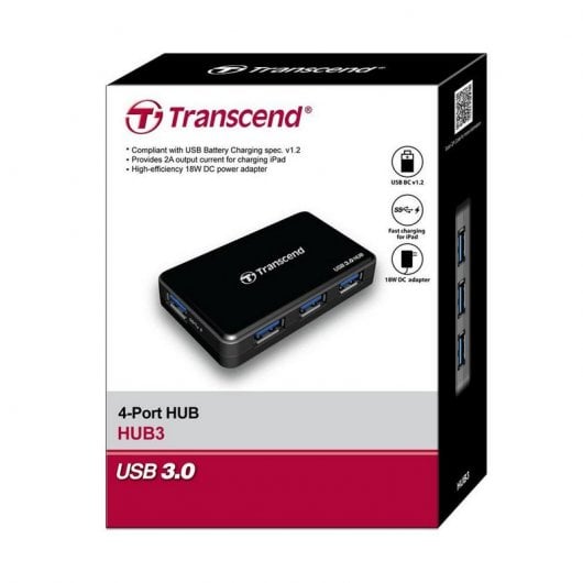 Transcend Hub 4 Puertos USB 3.0