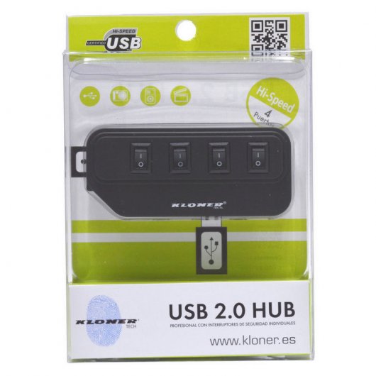 Kloner Hub USB con Interruptores