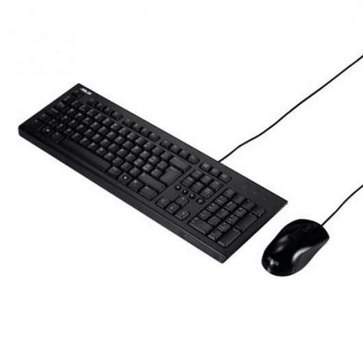 Asus U2000 Kit Teclado + Ratón USB Negro