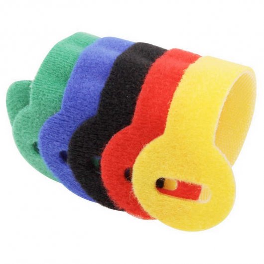 Organizador de Cabos em Velcro 5 unids