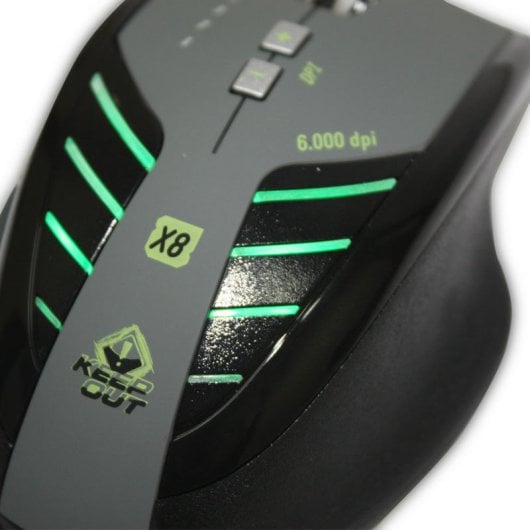 Keep Out Mouse X8 6000 DPI Laser