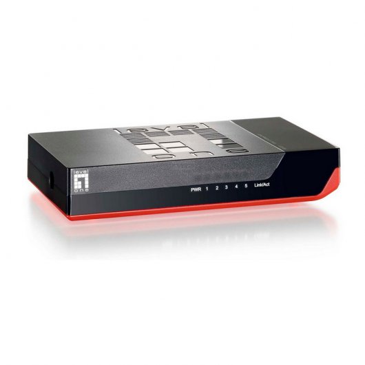 LevelOne GEP-2841 switch Gestionado L2 Gigabit Ethernet (10/100/1000) Energía sobre Ethernet (PoE) 1U Negro