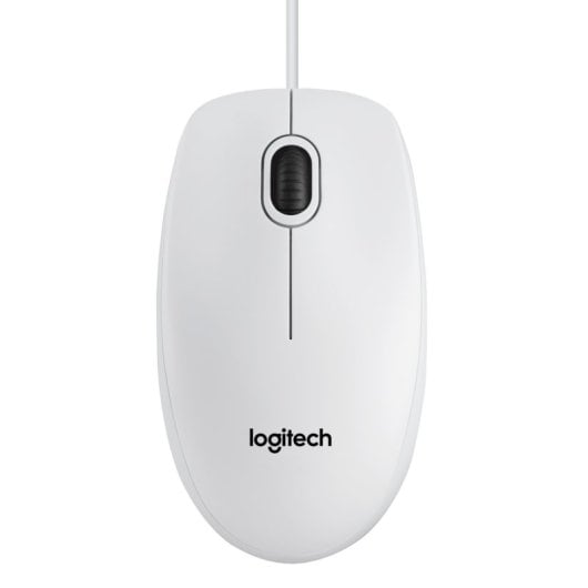 Ratón Logitech B100 USB Filaire 800DPI Blanc Ambidextre