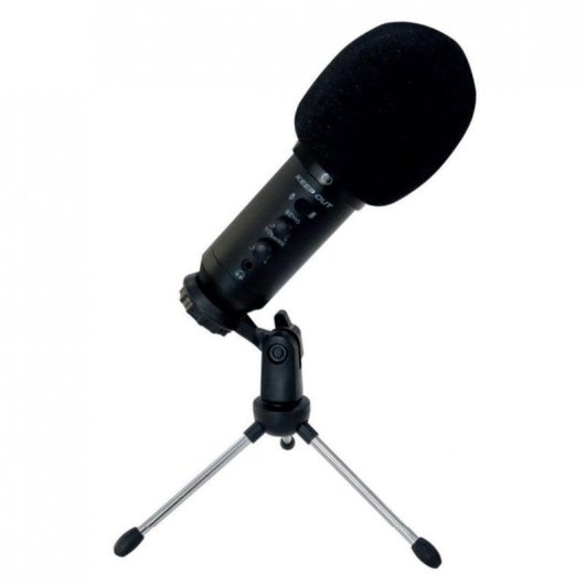 Mikrofon Keep Out XMICPRO200 USB Cardioid mit Kopfhöreranschluss und Windscreen