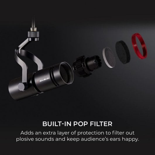 Avermedia Live Streamer MIC 330 Microphone XLR cardioïde dynamique