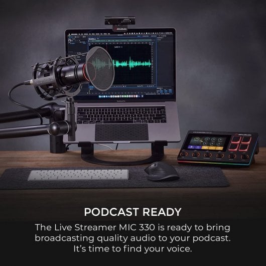 Avermedia Live Streamer MIC 330 Microphone XLR cardioïde dynamique