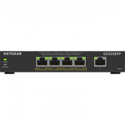 Switch NETGEAR GS305EPP-100PES 5 porte Gigabit 4xPoE+