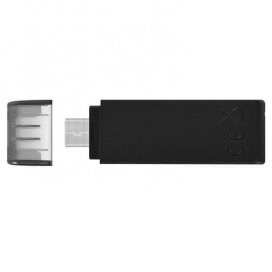 Kingston Technology DataTraveler 70 lecteur USB flash 128Go USB Type-C 3.2 Gen 1 Noir