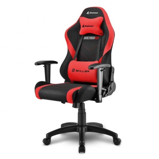 Sharkoon-Skiller-SGS2-Jr.-Silla-Gaming-Infantil-Negro/Rojo