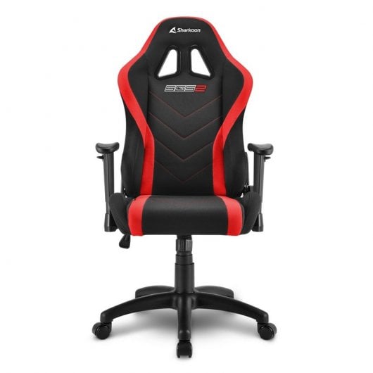 Sharkoon Skiller SGS2 Jr. Kinder-Gaming-Stuhl Schwarz/Rot