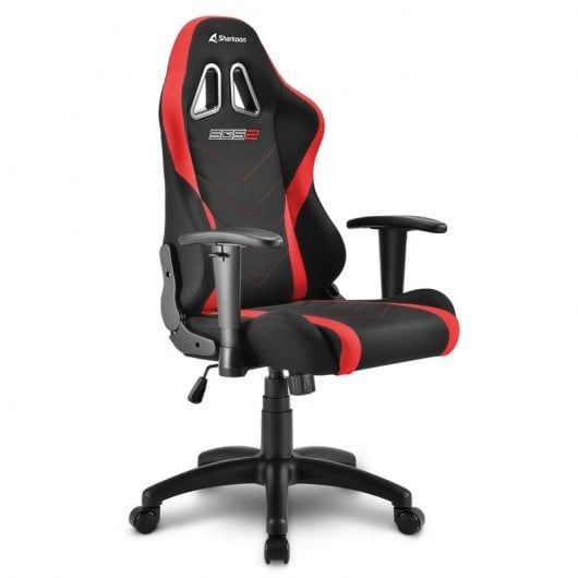 Sharkoon Skiller SGS2 Jr. Kinder-Gaming-Stuhl Schwarz/Rot