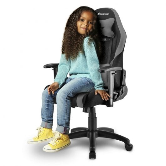 Sharkoon Skiller SGS2 Jr. Cadeira Gaming Infantil Preta/Cinzenta