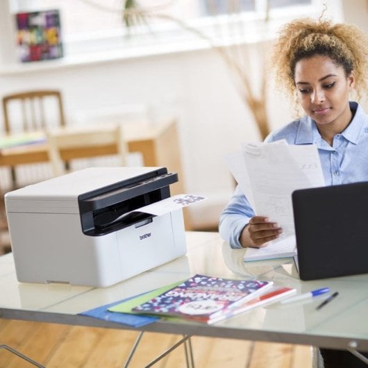 Multifunktion Brother DCP-1610W Laser Mono WLAN Kompakt LCD Schwarz-Weiß