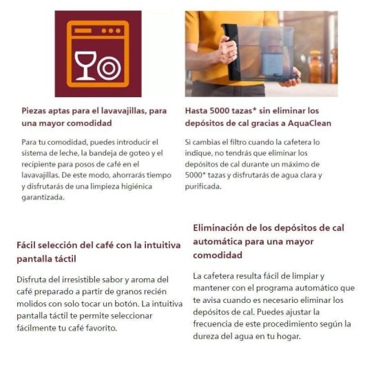 Cafetera Espresso Superautomática Philips EP2224/10 1,8 L 15 Bares con espumador clásico