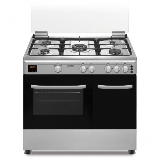 Infiniton CC9696XHTP Fogão a Gás 5 Zonas + Forno Aço Inoxidável