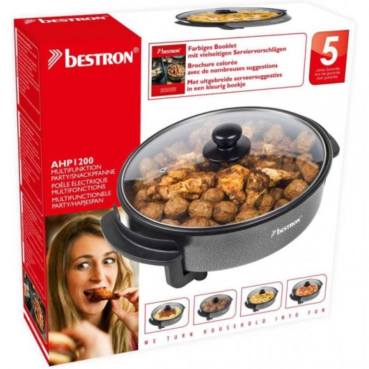 Bestron AHP1200 Sartén Eléctrica 1500W