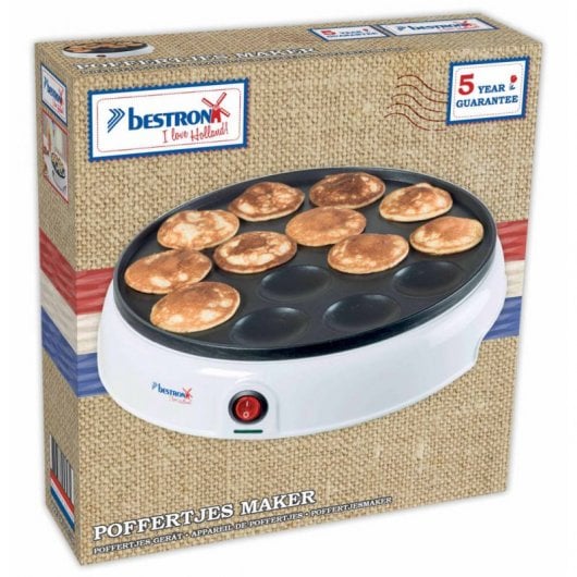 Bestron APFM700W Máquina de Crepes Holandeses 800W