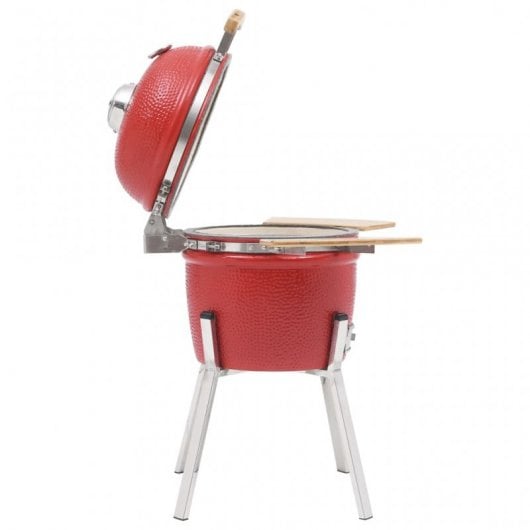 Barbecue affumicatore in ceramica VidaXL Kamado 81 cm