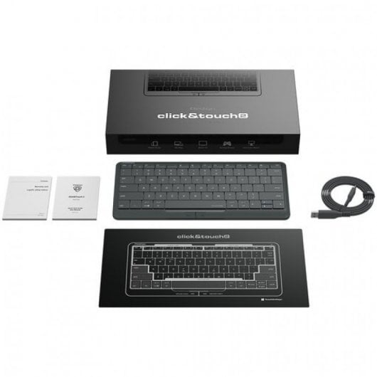 Tastiera Bluetooth USB Prestigio Click&Touch 2 con layout touchpad UK