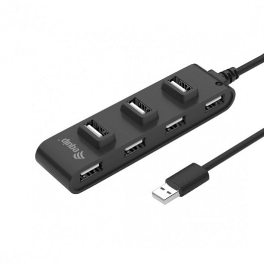 Équipez le concentrateur de 7 ports USB 2.0